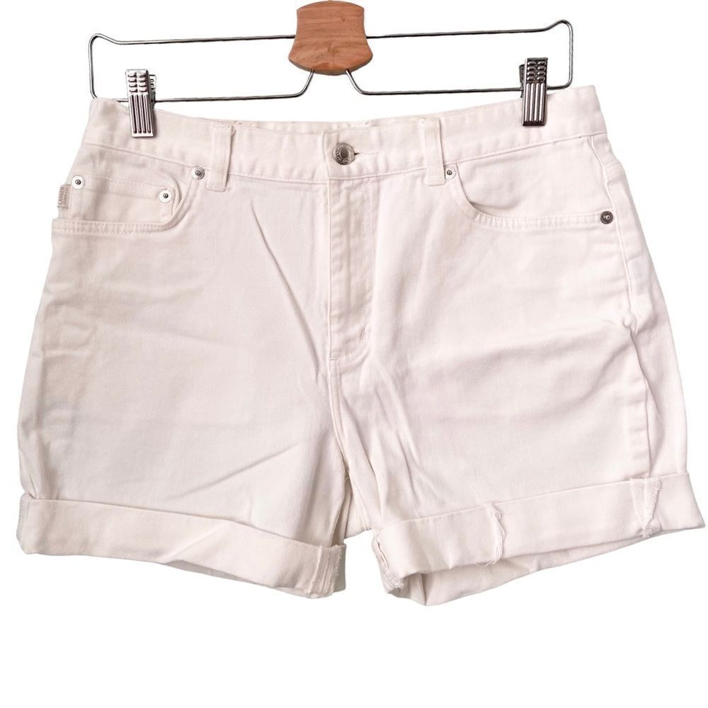 Lauren Jeans Co. Ralph Lauren White Jean Shorts in Size 8